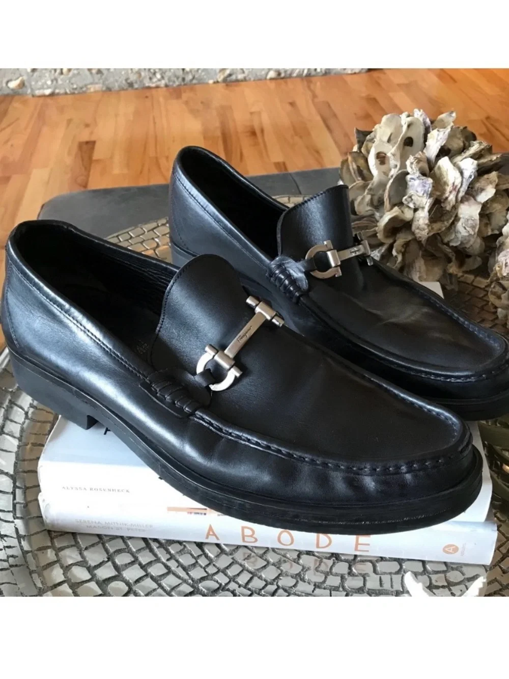 Salvatore Ferragamo Black Leather Bit Loafers 11
